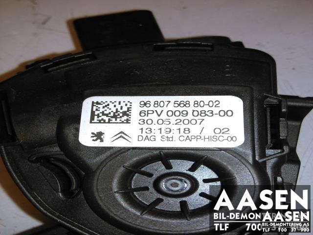 Pedal gass til Peugeot 207 2006-2012  (HELLA|9680756880-02|)