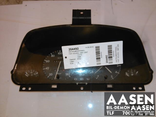 Instrumentpanel til Fiat Scudo, 1997-2007 (Type I) (1480110080)