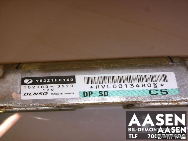 Airbag elektronikk til Subaru Forester 1997-2002 (Type I) (DENSO|98221FC160|)