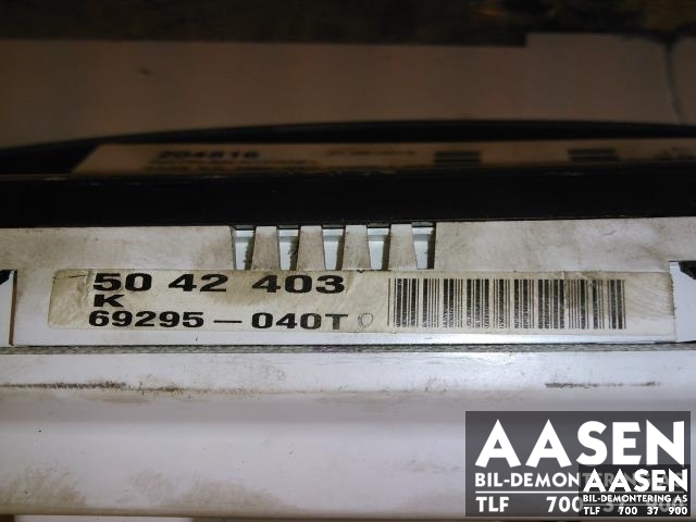 Instrumentpanel til Saab 9-5 1997-2001 (Type I, Fase 1) (5042403|)