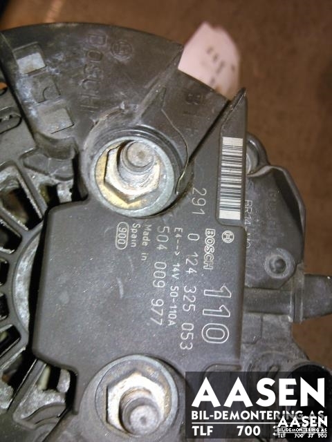 Dynamo diesel til Iveco Daily 2000-2006 (Type III) (BOSCH|0124325053|504009977|)