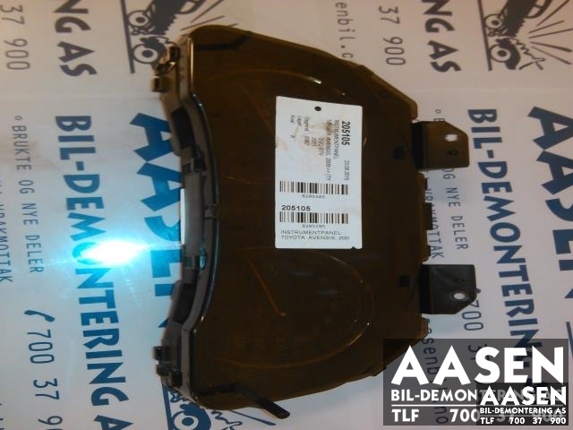 Instrumentpanel til Toyota Avensis, 2009-2015 (Type III, Fase 1)  (DENSO|83800-05L70)