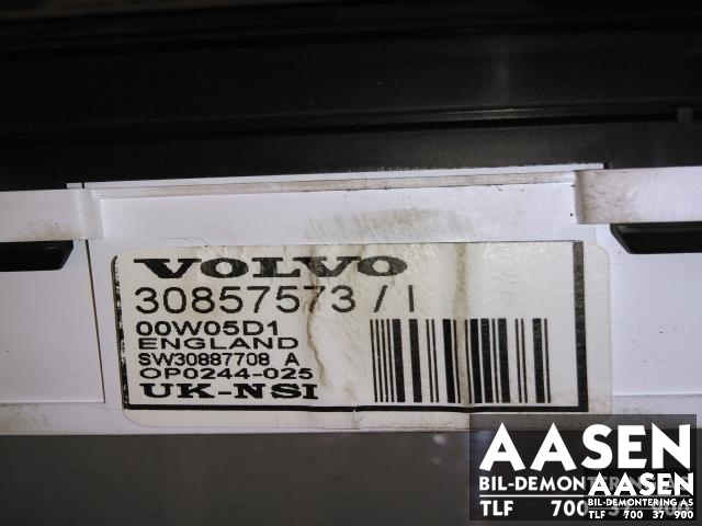 Instrumentpanel til Volvo V40 / S40 2000-2004 (Type I, Fase 2)  (30857573/1|)