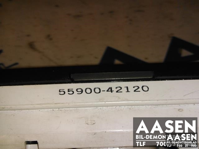 Varmeapparat betjening til Toyota RAV4 2000-2006 (Type II) (55900-42120|)