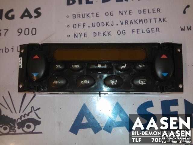 Varmeapparat betjening til MG ZT/ZT-T, 2001-2005  (DENSO|JFC101785)