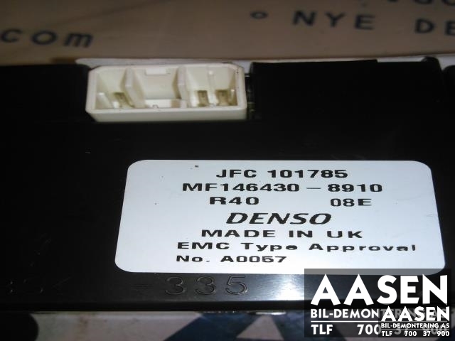 Varmeapparat betjening til MG ZT/ZT-T 2001-2005  (DENSO|JFC101785|)