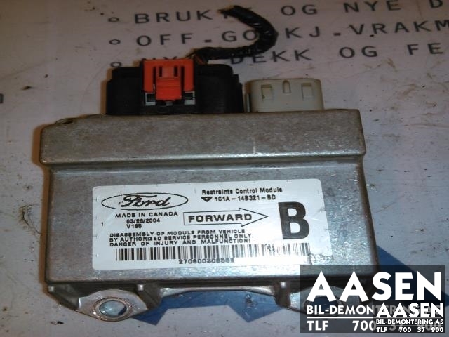 Styreenhet airbag hovedsensor til Ford Transit, 2000-2005  (1C1A-14B321-BD)