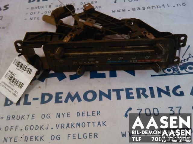 Varmeapparat betjening til Toyota Hiace 1996-2001 (Fase 1) (55910-26021|)