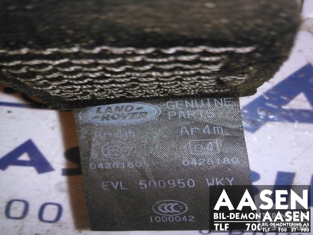 Sikkerhetsbelte bak høyre til Land Rover Freelander 1998-2006 (Type I) (EVL500950WKY|)