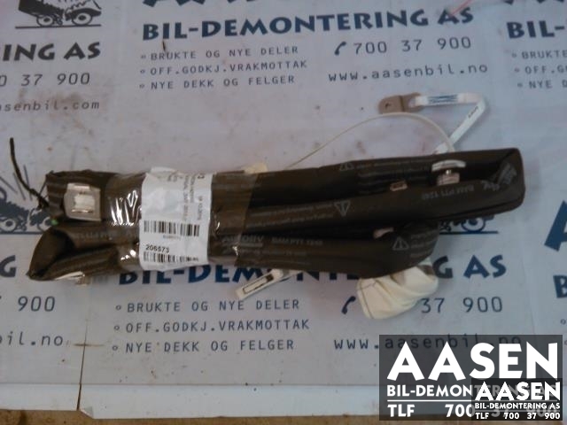 Airbag gardin høyre til Nissan Qashqai, 2007-2010 (Type I, Fase 1)  (AUTOLIV|985P0JD00B)