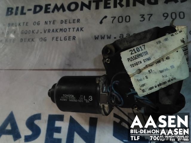 Viskermotor frontrute til Toyota Dyna 100 1975-->> (86070-37030|849050-7211|)
