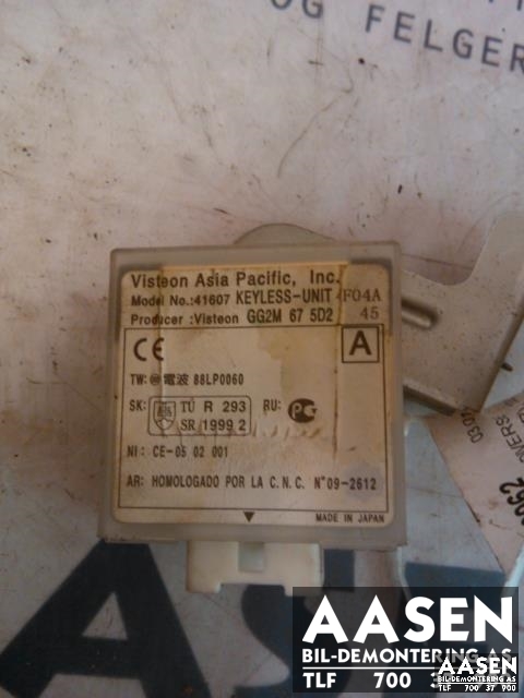 Styreenhet diverse til Ford Ranger (Europa), 1999-2006 (41607-4F04A)