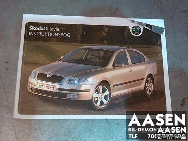 Instruksjonsbok til Škoda Octavia, 2005-2008 (Type II, Fase 1)