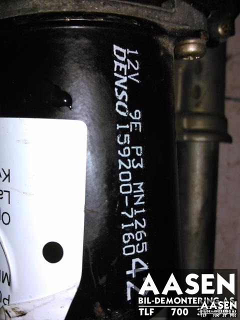 Viskermotor frontrute til Mitsubishi Outlander 2003-2006 (Type I)  (DENSO|1592007160|)