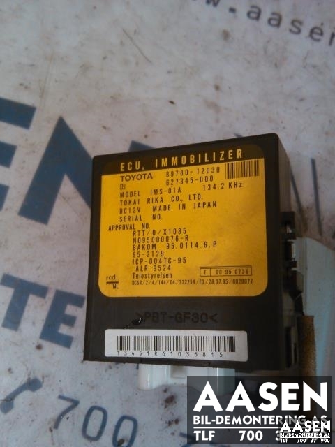 Styreenhet diverse til Toyota Corolla, 1993-1997 (89780-12030)