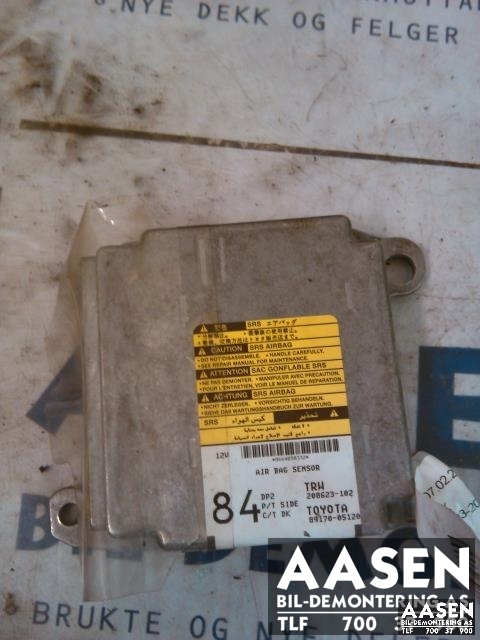 Airbag elektronikk til Toyota Avensis, 2003-2008 (Type II)  (TRW|89170-05120)