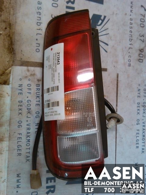 Baklykt venstre til Suzuki Ignis 2000-2006 (Type I) (JAPAN) (JAPAN)