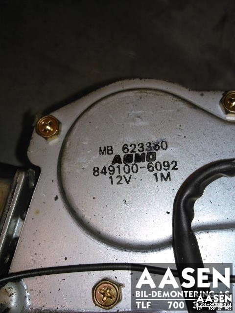 Viskermotor bakrute til Mitsubishi Pajero 1992-1999 (Type II)  (ASMO|MB623360|)