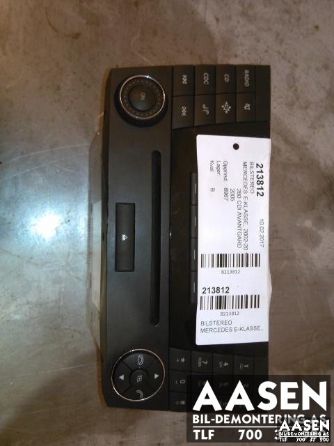 Bilstereo til Mercedes E-Klasse, 2002-2006 (Fase 1) (W211) (W211) (A 211 870 21 89)