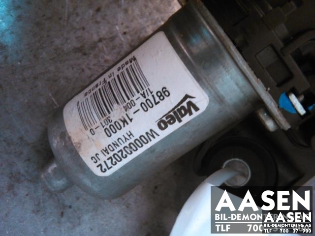Viskermotor bakrute til Hyundai Ix20 2010-2017  (VALEO|98700-1K000|)