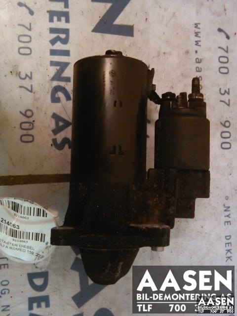 Starter diesel til Alfa Romeo 159 2005-2011 (BOSCH|0001108202|51782321|)