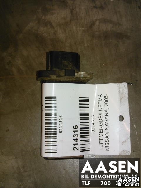 Luftmengde/luftmassemåler til Nissan Navara, 2005-2010 (Fase 1) (D40) (D40) 