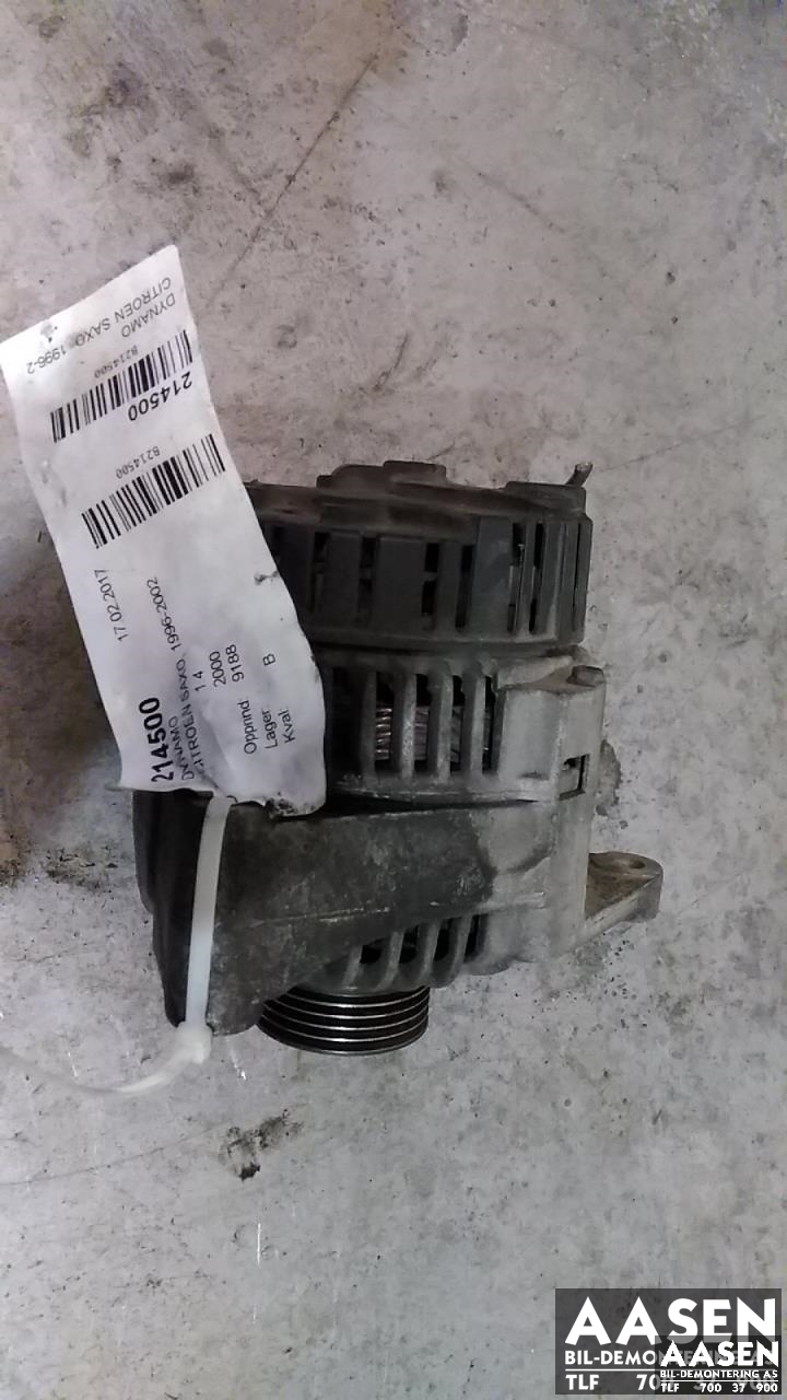 Dynamo til Citroën Saxo 1996-2002  (VALEO|9637075380|2542344A|)