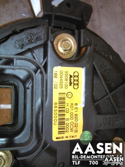 Varmeapparat motor til Audi A4 2001-2004 (Type II) (B6) (B6) (VALEO|8E1820021B|)