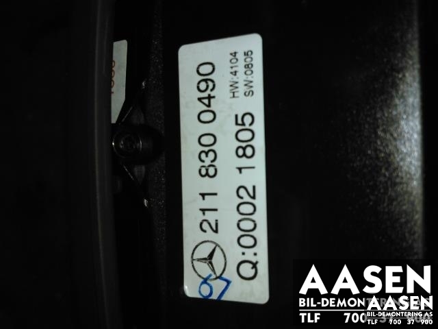 Varmeapparat betjening til Mercedes E-Klasse 2002-2006 (Fase 1) (W211) (W211) (2118300490|)