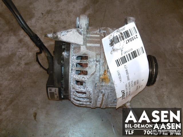 Dynamo diesel til Škoda Octavia, 2005-2008 (Type II, Fase 1)  (BOSCH|0124525050)