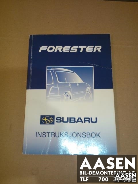 Instruksjonsbok til Subaru Forester 1997-2002 (Type I)