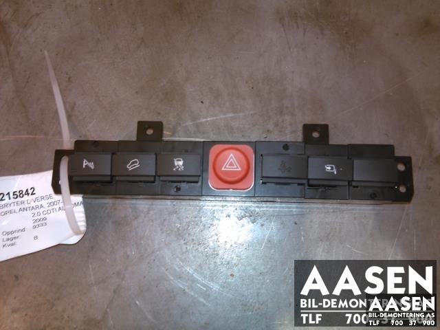 Bryter diverse til Opel Antara, 2007-2013 (96673014)