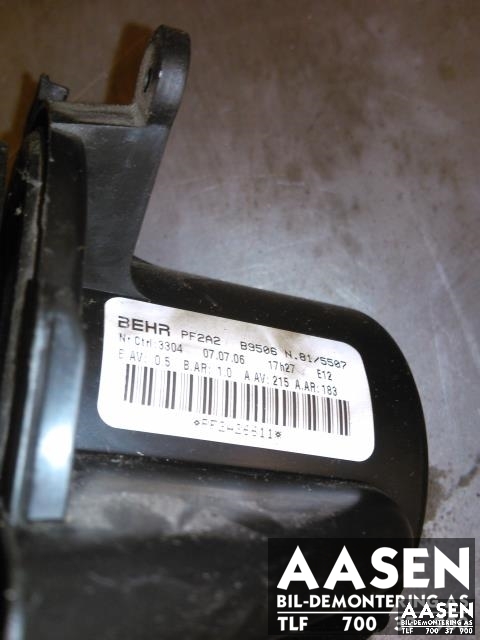 Varmeapparat motor til Peugeot 307 2005-2008 (Fase 2)  (BEHR|6441 S6|)