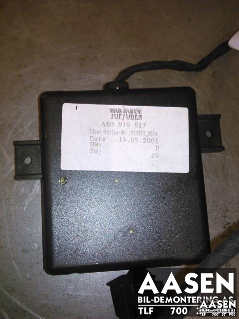 Styreenhet diverse til Audi A8, 1995-2002 (Type I) (4B0919817)