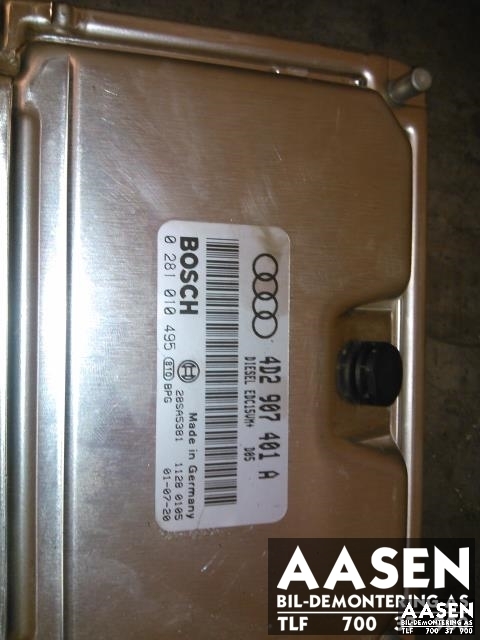 Styreenhet motor til Audi A8 1995-2002 (Type I) (BOSCH|4D2 907 401 A|0281010495|)