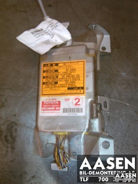 Airbag elektronikk til Toyota Hiace, 2001-2006 (Fase 2) (FUJITSU|89170-26210)