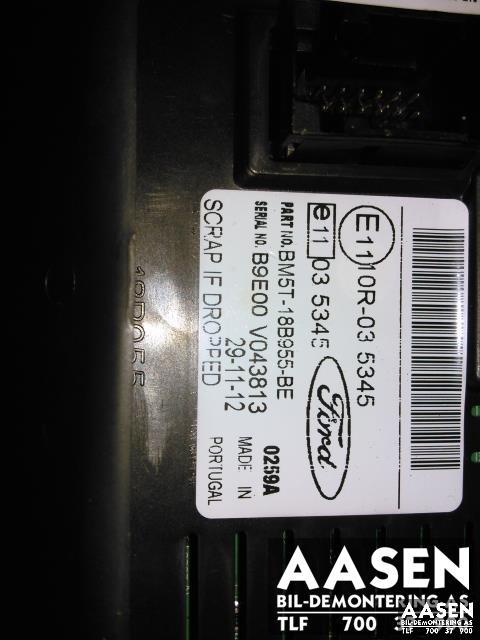 Instrument kjørecomputer til Ford Transit Custom 2013-2023 (Type I) (BM5T-18B955-BE|2014481|)