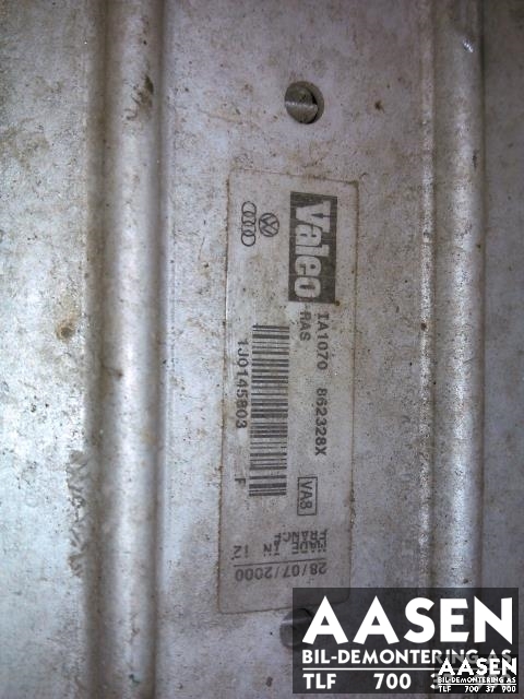 Intercooler til Škoda Octavia 2000-2004 (Type I, Fase 2)  (VALEO|1J0145803F|)