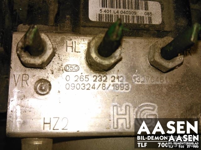 ABS sentral til Opel Combo C 2002-2011  (BOSCH|13276461|0265232212|0265800770)