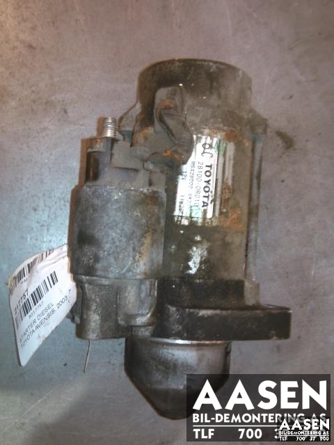 Starter diesel til Toyota Avensis, 2003-2008 (Type II)  (28100-0R010)