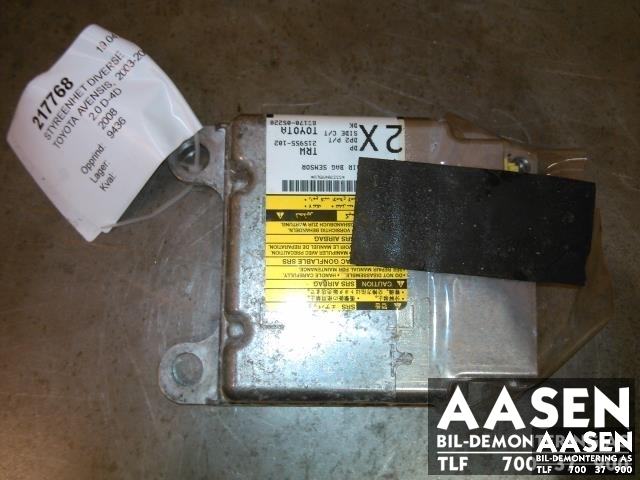 Airbag elektronikk til Toyota Avensis, 2003-2008 (Type II)  (TRW|89170-05220)