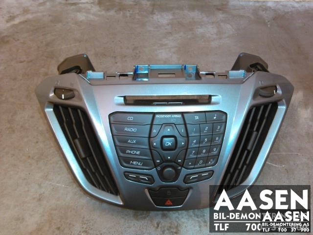 Bilstereo betjeningspanel til Ford Transit Custom, 2013-2023 (Type I)  (BK2T-18K811-BB)