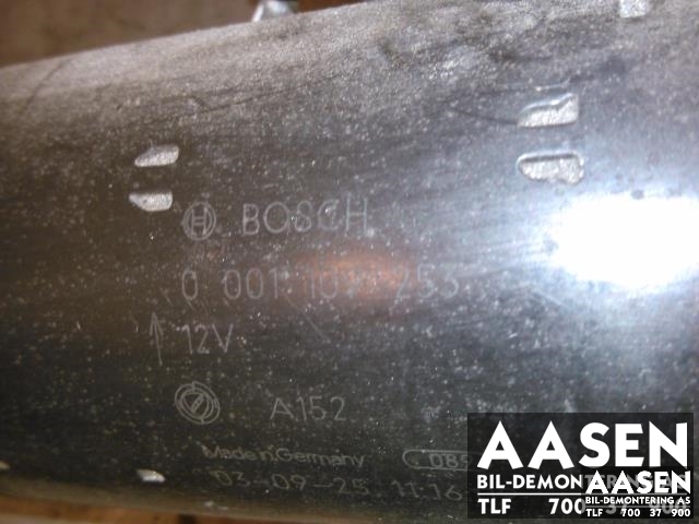 Starter diesel til Alfa Romeo 166 1998-2007  (BOSCH|0001109253|)