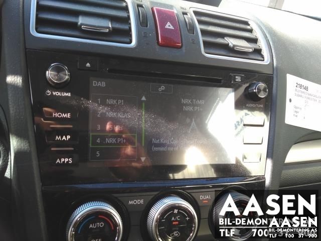 Bilstereo navigasjon til Subaru Forester, 2013-2019 (Type IV)  (FUJITSU|86271SG490)