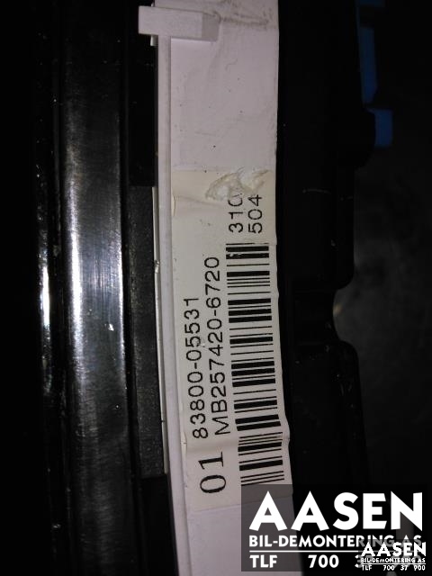 Instrumentpanel til Toyota Avensis 2003-2008 (Type II) (DENSO|83800-05531|)