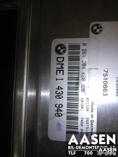 Styreenhet diverse til BMW 3-Serie 1998-2005 (E46) (E46) (143094046|0261204420|)
