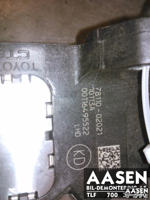 Pedal gass til Toyota Avensis 2009-2015 (Type III, Fase 1) (78110-02021|)