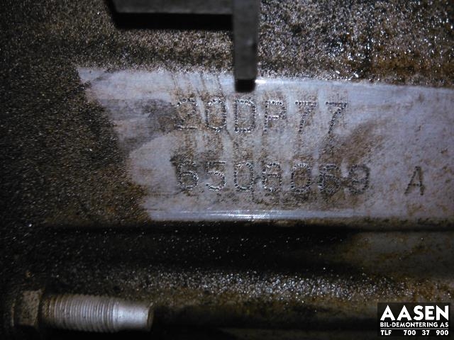Girkasse manuell til Peugeot 208 2012-2019 (Type I)  (20DP77|2231 Q2|16 129 303 80)