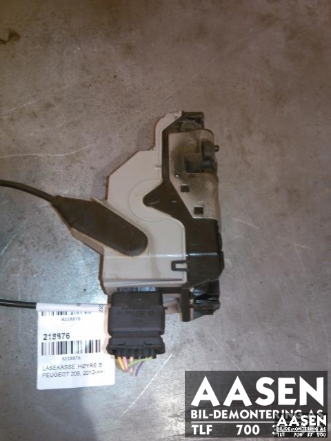 Låsekasse høyre bak til Peugeot 208, 2012-2019 (Type I)  