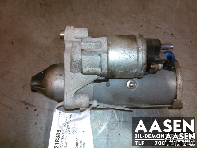 Starter diesel til Peugeot 208, 2012-2019 (Type I)  (VALEO|9662854180 02)